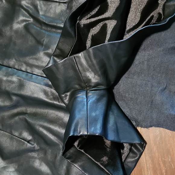 EUC Faux Leather Skort (544) - Picture 3 of 6